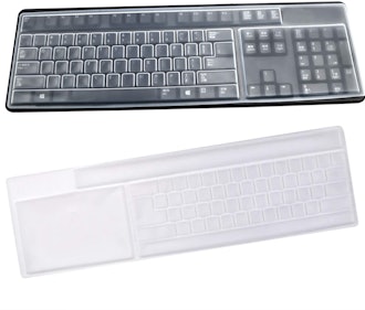 BronaGrand Clear Desktop Computer Keyboard Cover (2-Pack) 