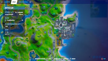 fortnite build sandcastle location 2 map