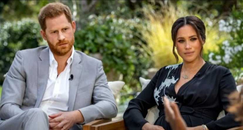 Meghan Markle wore a wrap dress in her interview with Oprah Winfrey.