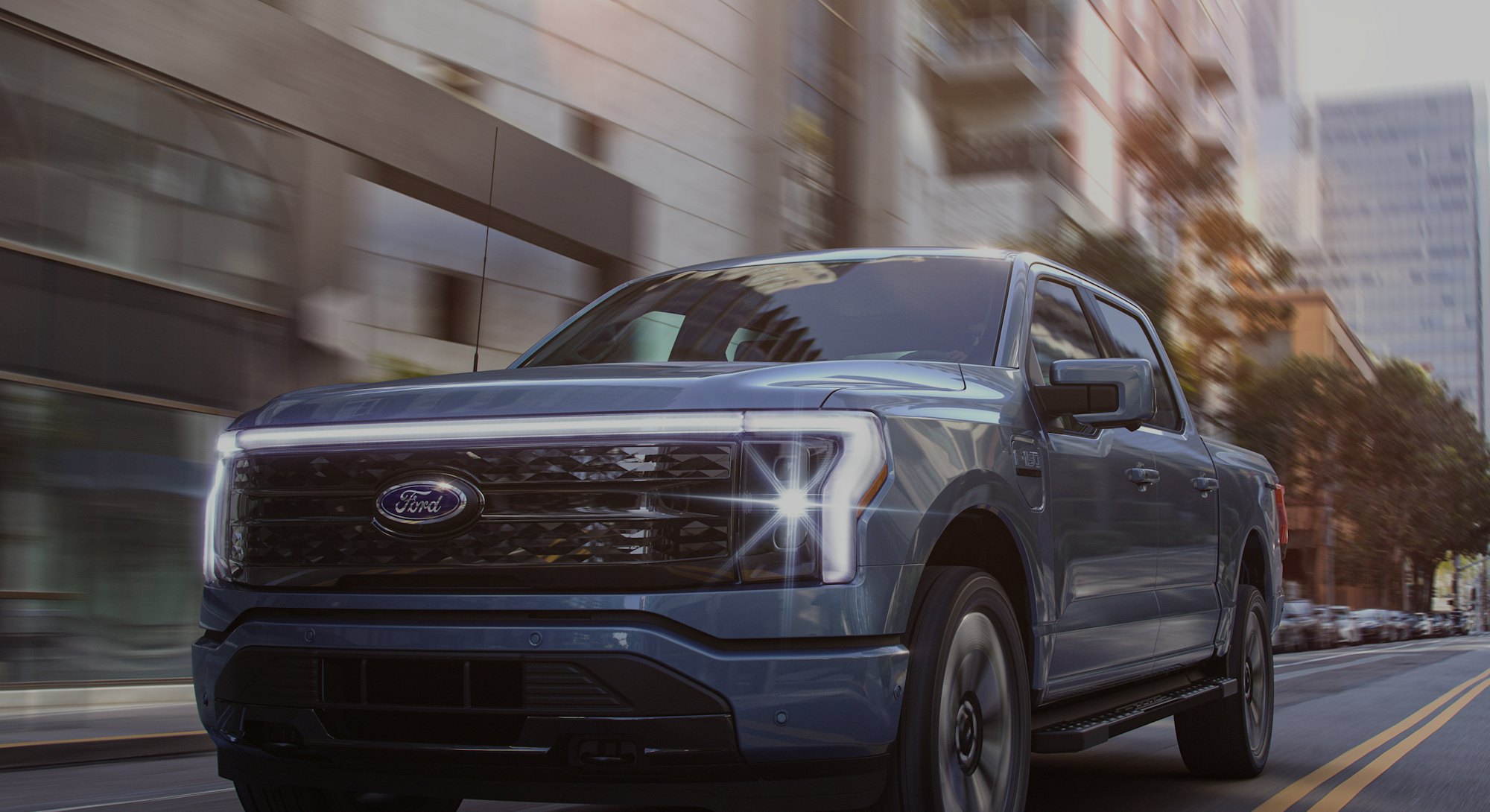 A picture of Ford's F-150 Lightning. Electric vehicles. EV. EVs. Cars. Trucks. Automotive. 
