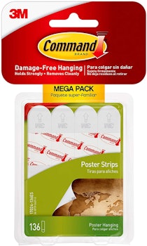 Command Poster Hanging Strips (136 Strips)