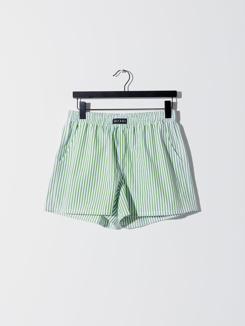 Resort Short in Green Stripe