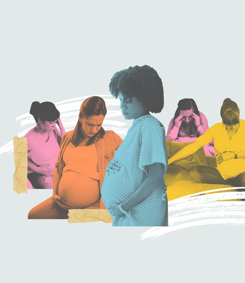 Pregnant women experiencing early signs and symptoms of labor.