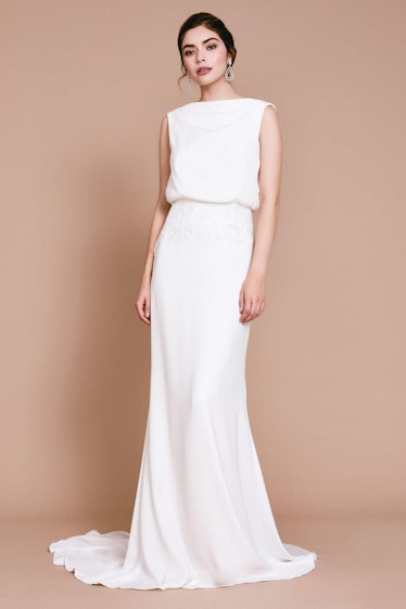 Lilo Back Drape Gown