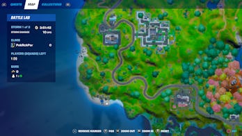 fortnite build sandcastle location 1 map