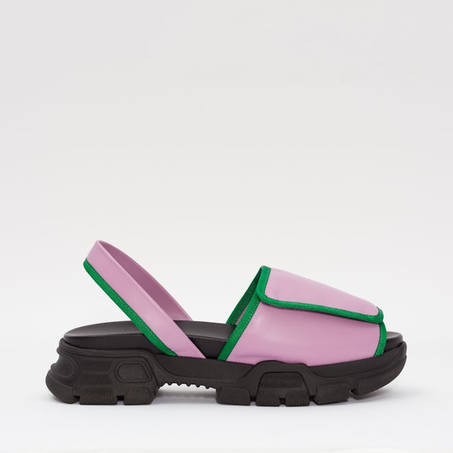 Violet Velcro Sporty Sandal