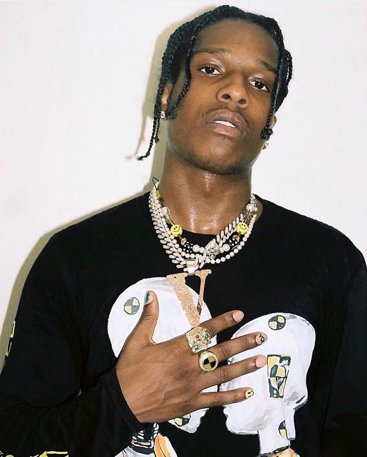 A$AP Rocky EVAE charm necklace instagram
