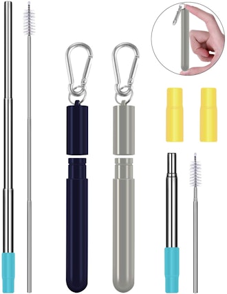 Gubay Reusable Collapsible Straw (2-Pack)