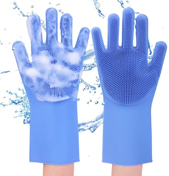 EVILTO Silicone Dishwashing Gloves 