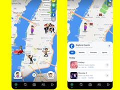 Snapchat is releasing Map Layers on the app that show you restaurants and concerts nearby.