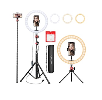 UEGOGO 10.2 inch Selfie Ring Light