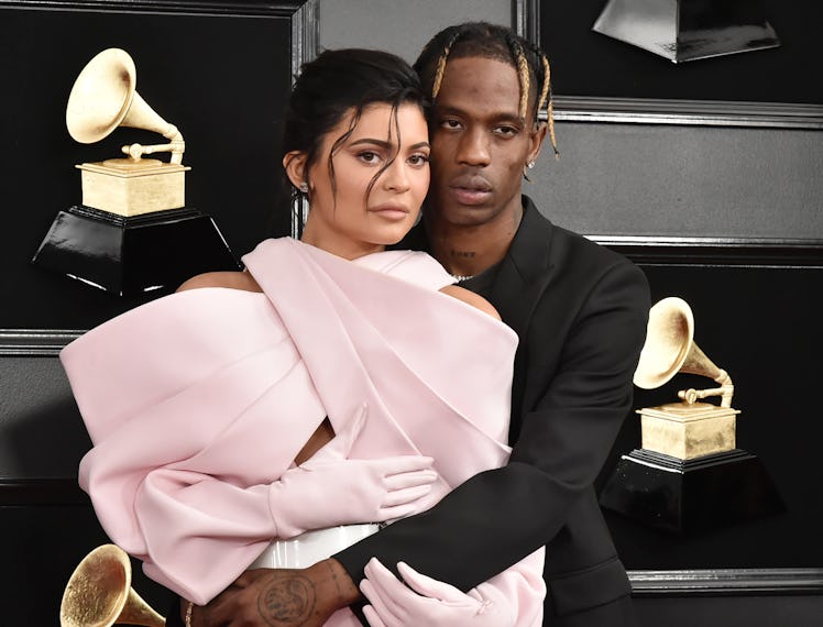 Kylie Jenner and Travis Scott at the Grammys.