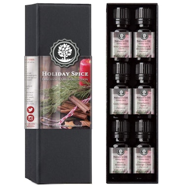 Nature's Oil Holiday Spice Fragrance Oils, 10ml (Set of 6)