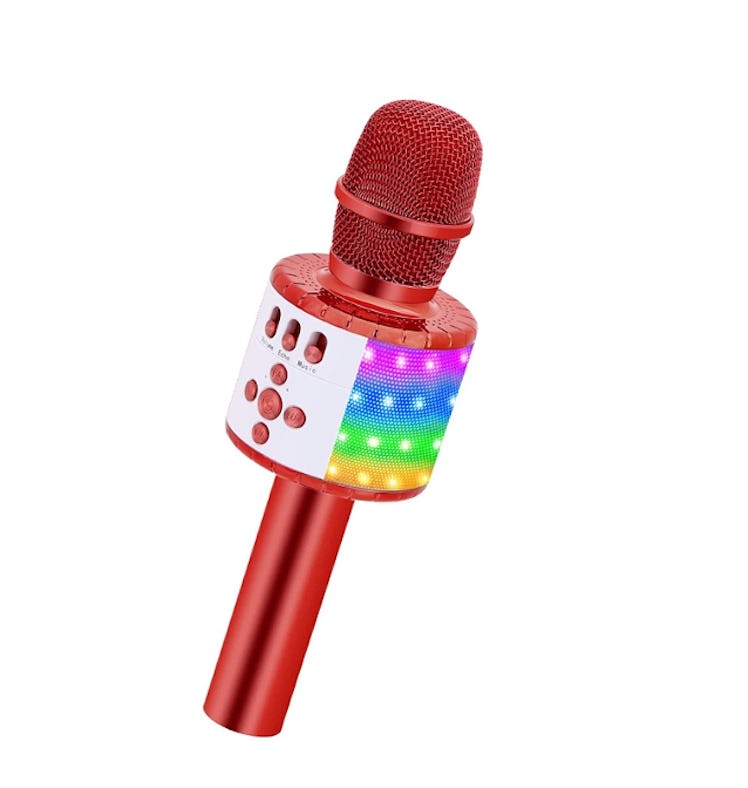 BONAOK Wireless Bluetooth Karaoke Microphone