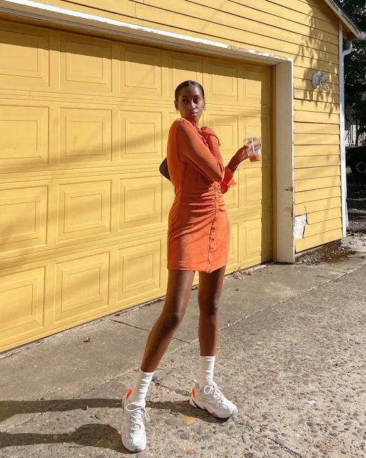 These Dress & Sneakers Outfits Will Be In My Rotation All Summer Long These Dress & Sneakers Outfits Will Be In My Rotation All Summer Long