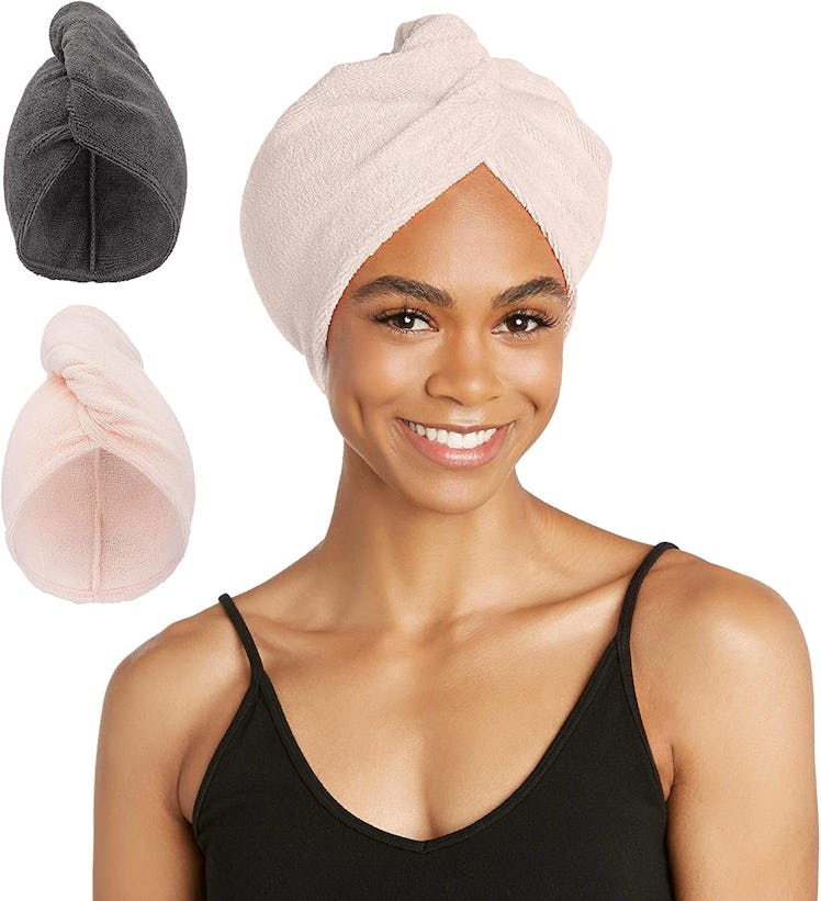  Turbie Twist Super Absorbent Microfiber Hair Towel (2-Pack) 