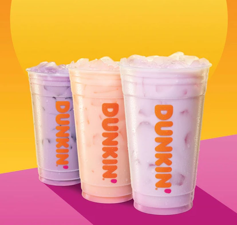 Here's the difference between Dunkin's Coconut Refresher vs. Starbucks' Pink Drink.