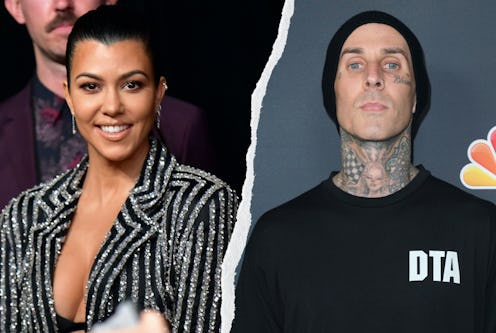 Travis Barker and Kourtney Kardashian. Photo via Getty Images