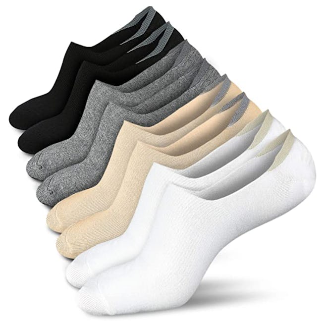 No Show Socks Low-Cut Socks (4 Pairs)