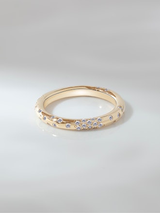 Dew Drop Brilliant Cut Diamond Eternity Wedding Ring II