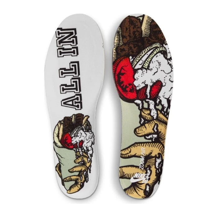 Nike SB x Color Skates "Kebab and Destroy" Dunk High insoles