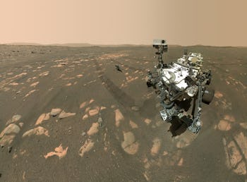 perseverance rover on mars