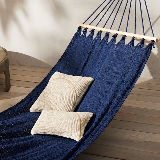 Navy Blue Double Weave Hammock