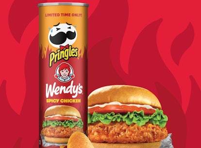 Pringles’ new Wendy's Spicy Chicken Sandwich flavor is so fire.