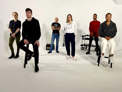 Contestants on the 'Great British Photography Challenge'