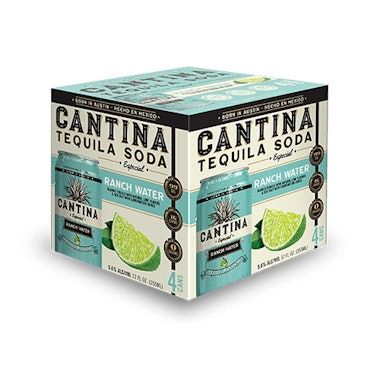 Cantina Especial Ranch Water Tequila Soda (4-Pack)