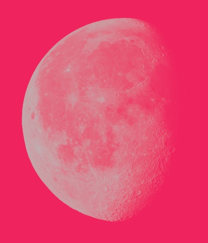 Waning gibbous moon, which is one of the eight moon phases.