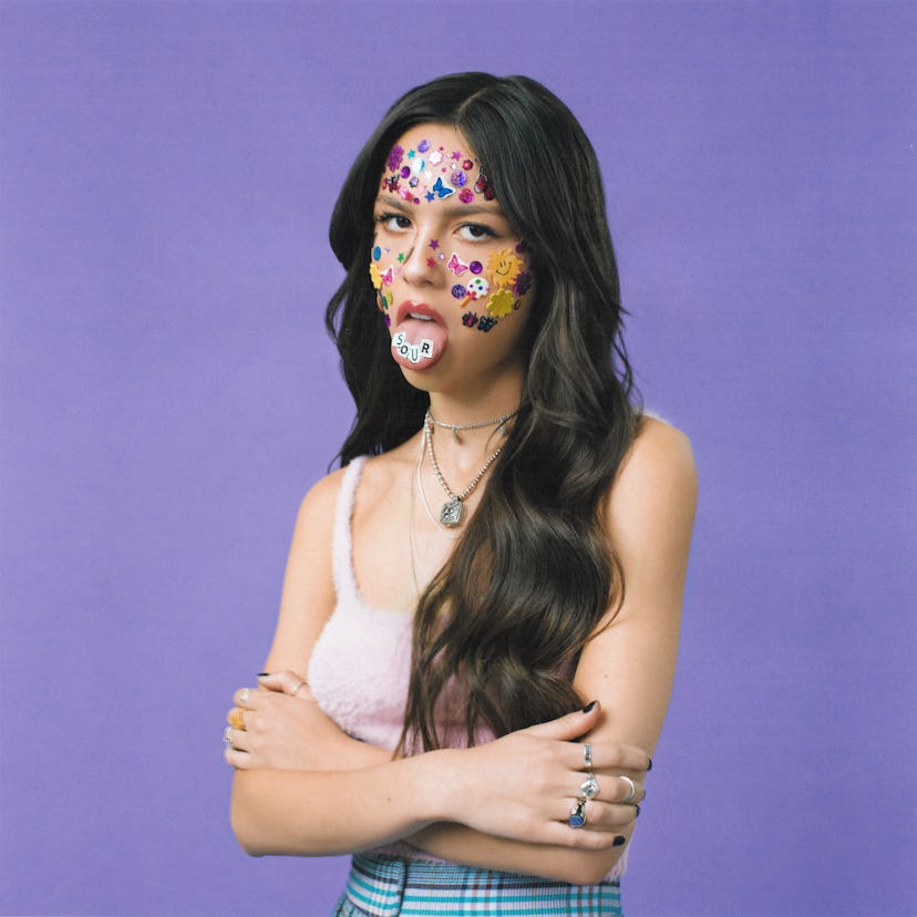 The cover of Olivia Rodrigo's 'SOUR.'