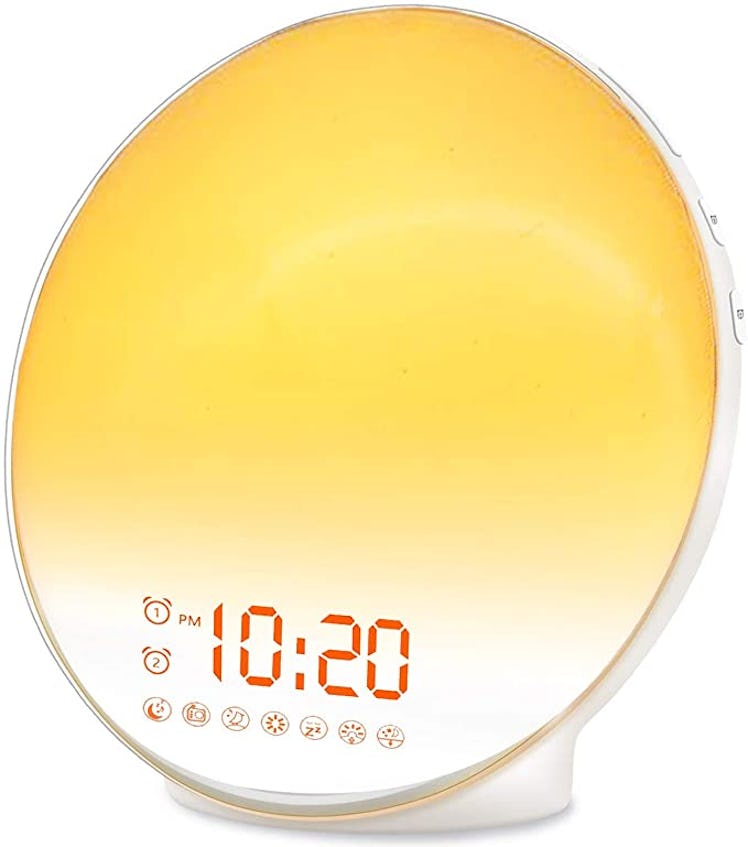 JALL Wake Up Light Sunrise Alarm Clock