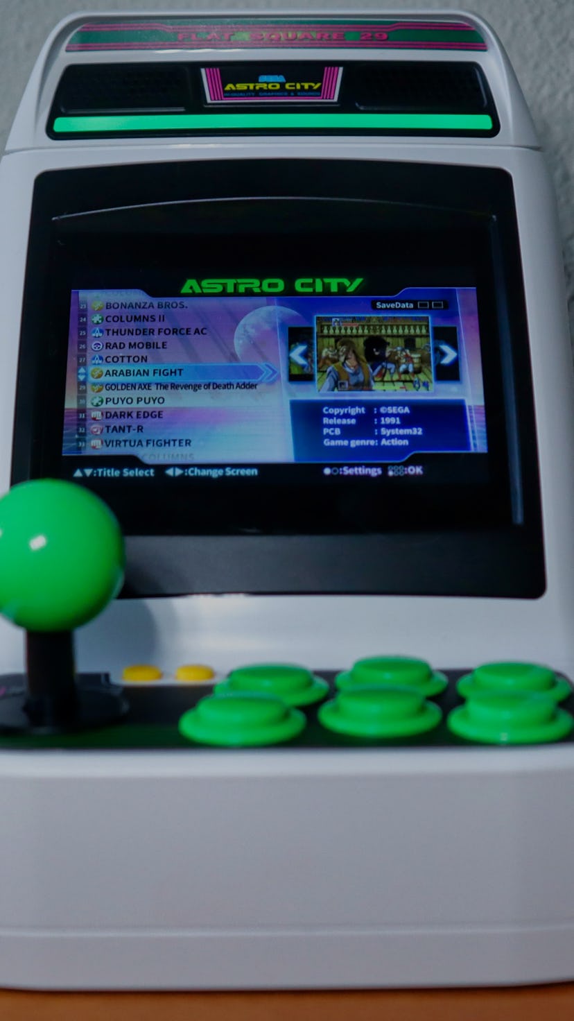 Sega Astro City Mini review: Style Kit. US release. Hack. Games. Arcade Stick. Controller. Limited R...