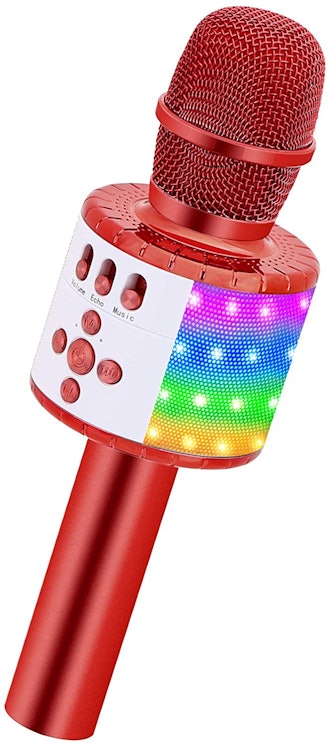 BONAOK Wireless Bluetooth Karaoke Microphone