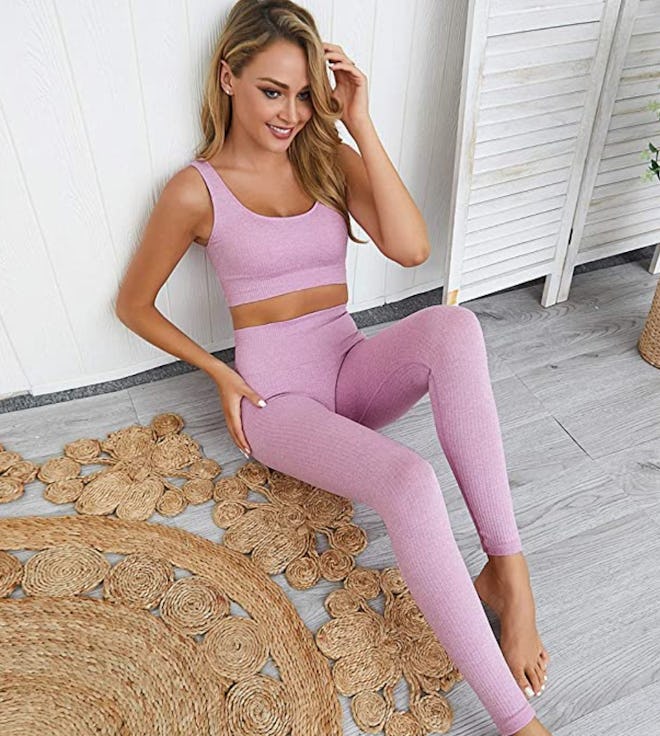 OLCHEE 2-Piece Workout Outfit