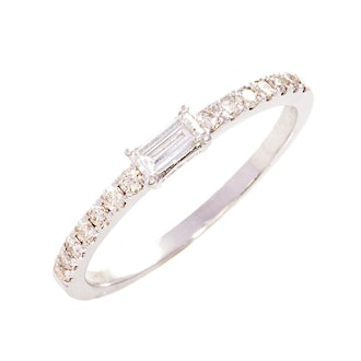 Diamond Baby Baguette Band Ring