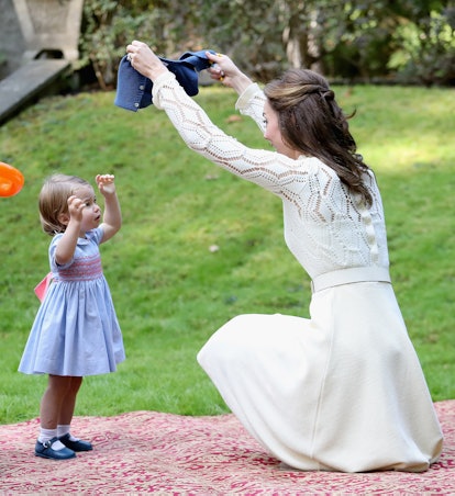 Princess Charlotte playing with Kate Middleton 