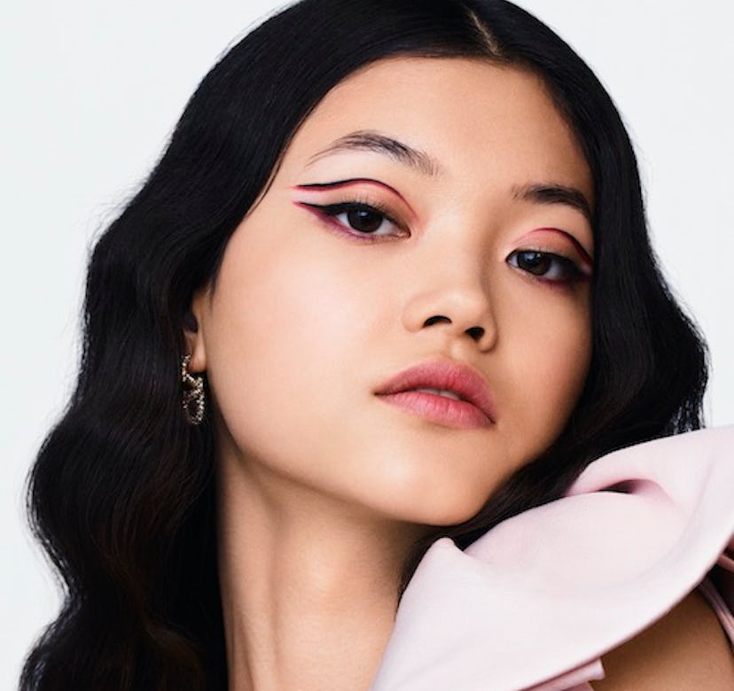 Valentino beauty first look model