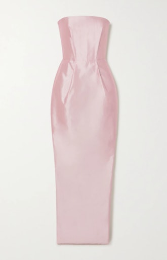 Strapless Duchesse Silk-Satin Gown