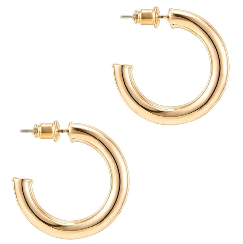 PAVOI 14K Chunky Open Hoops