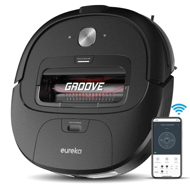 Eureka Groove 4-Way Control Robotic Vacuum Cleaner with Anti-Scratch Brush Roll