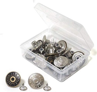 Wjpophn Replacement Jean Buttons (20-Sets)