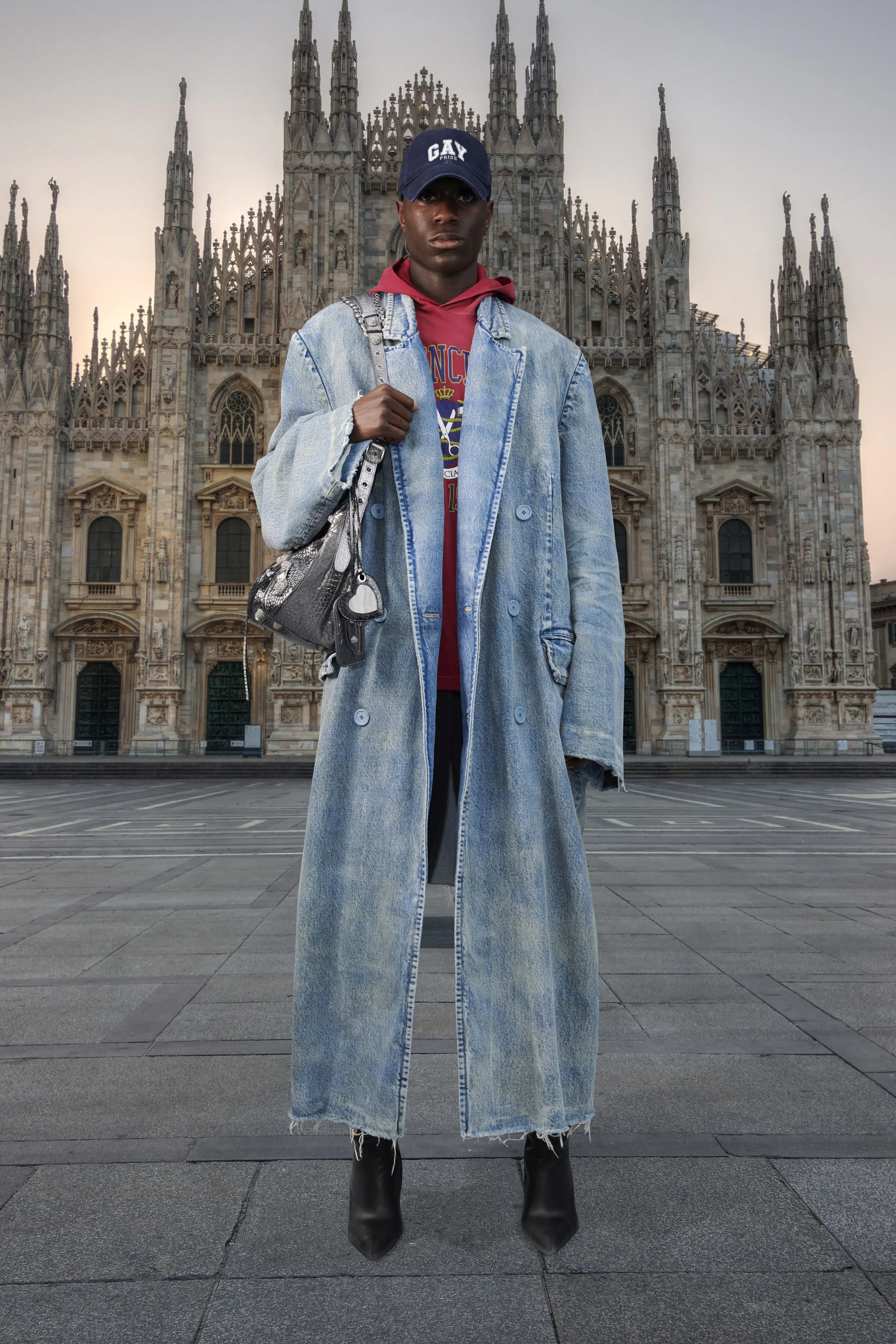 Balenciaga makes the classic Gap logo hoodie 'Gay' for Pride