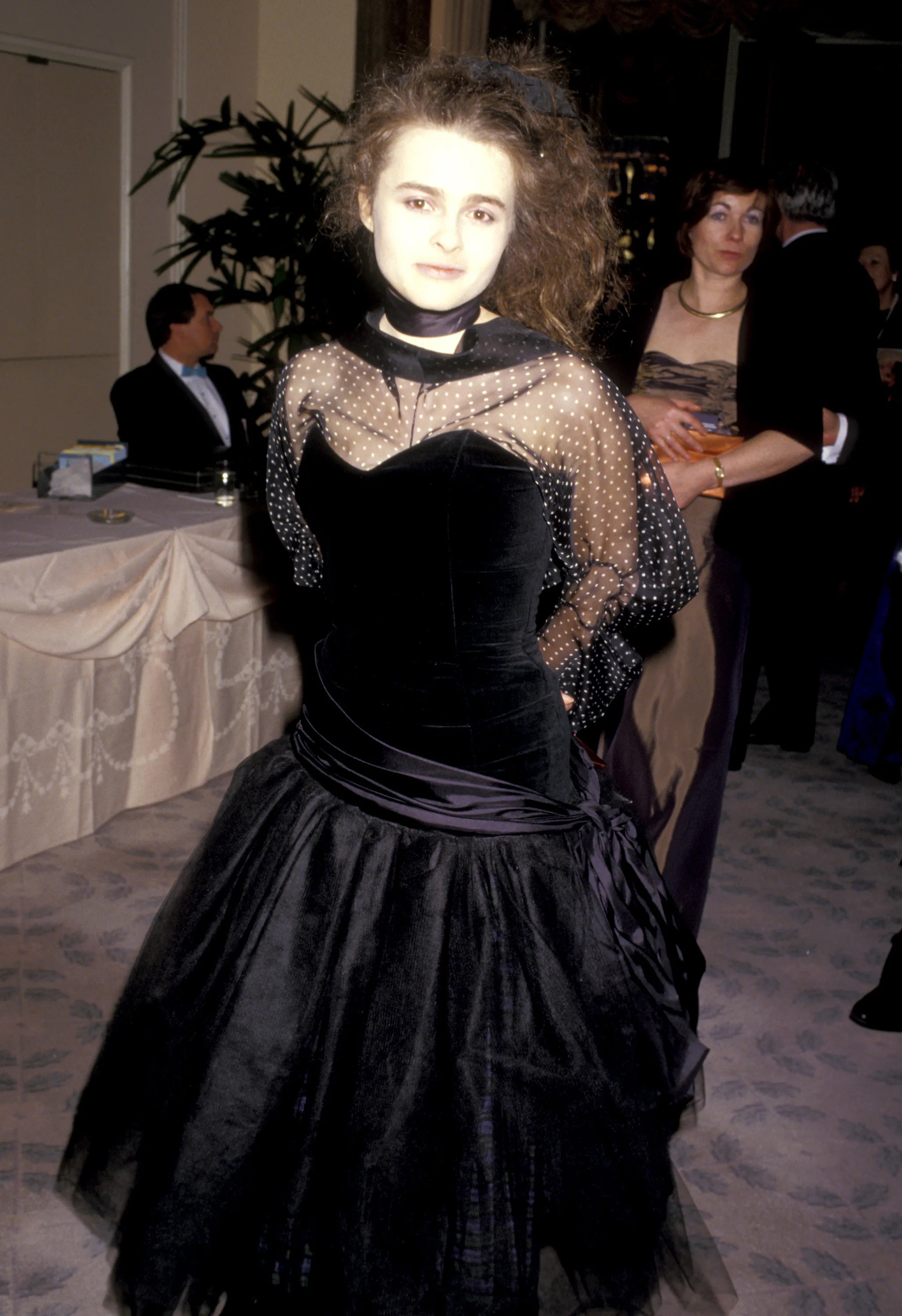 helena bonham carter pink dress JS_PE375 : Helena Bonham Carter