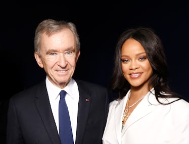 Bernard Arnault and Rihanna