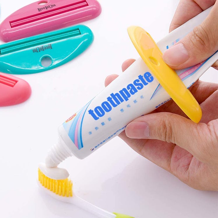 LoveInUsa Toothpaste Tube Squeezer Dispenser (4-Pack)