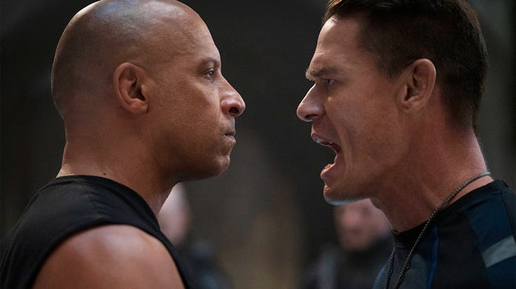 Vin Diesel’s Dom comes head-to-head with brother Jakob (John Cena) in F9.