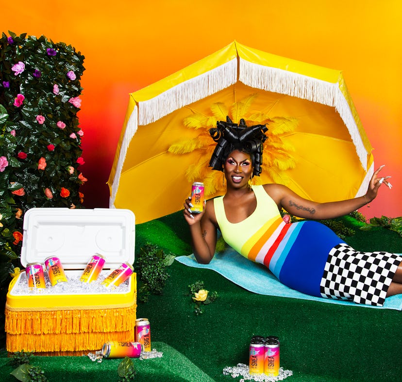 Goose Island and Shea Couleé are back with a Pride Month beer collab.