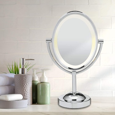 Conair Reflections Double-Sided Lighted Makeup Mirror